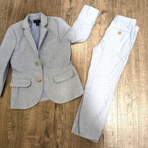 J Crew Thompson's suit 4 5 blue